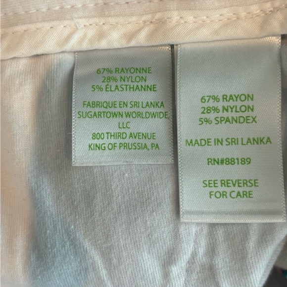 Lilly Pulitzer Tropical Floral Shorts Size 00 - Picture 4 of 7